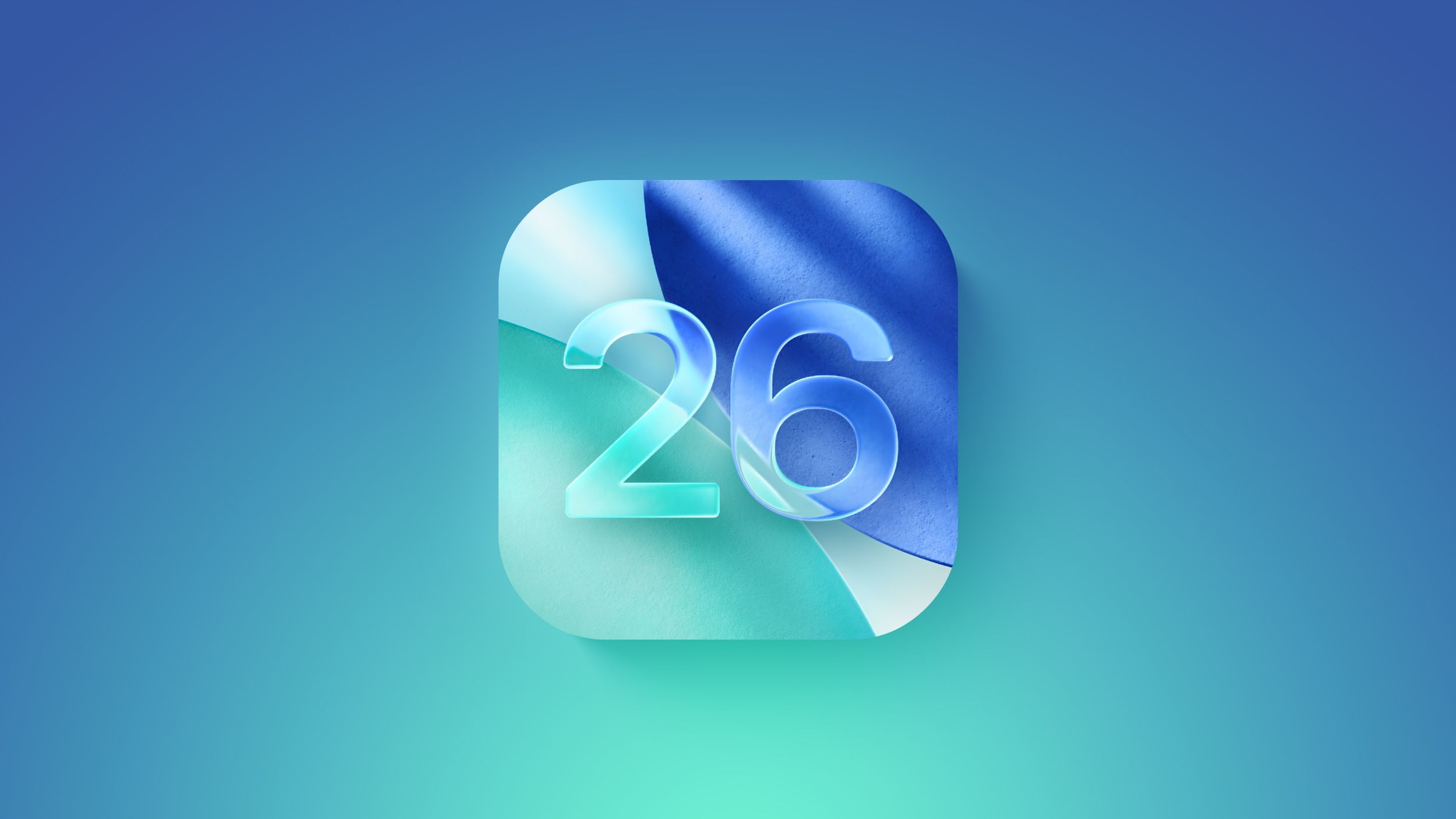 iOS 26 logo - image 9to5 Mac