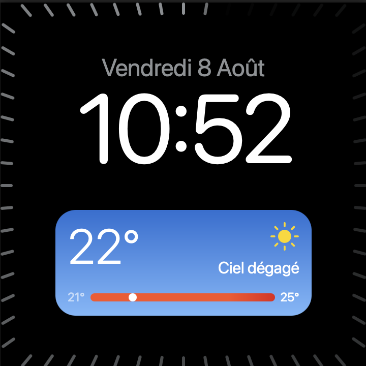 modern clock