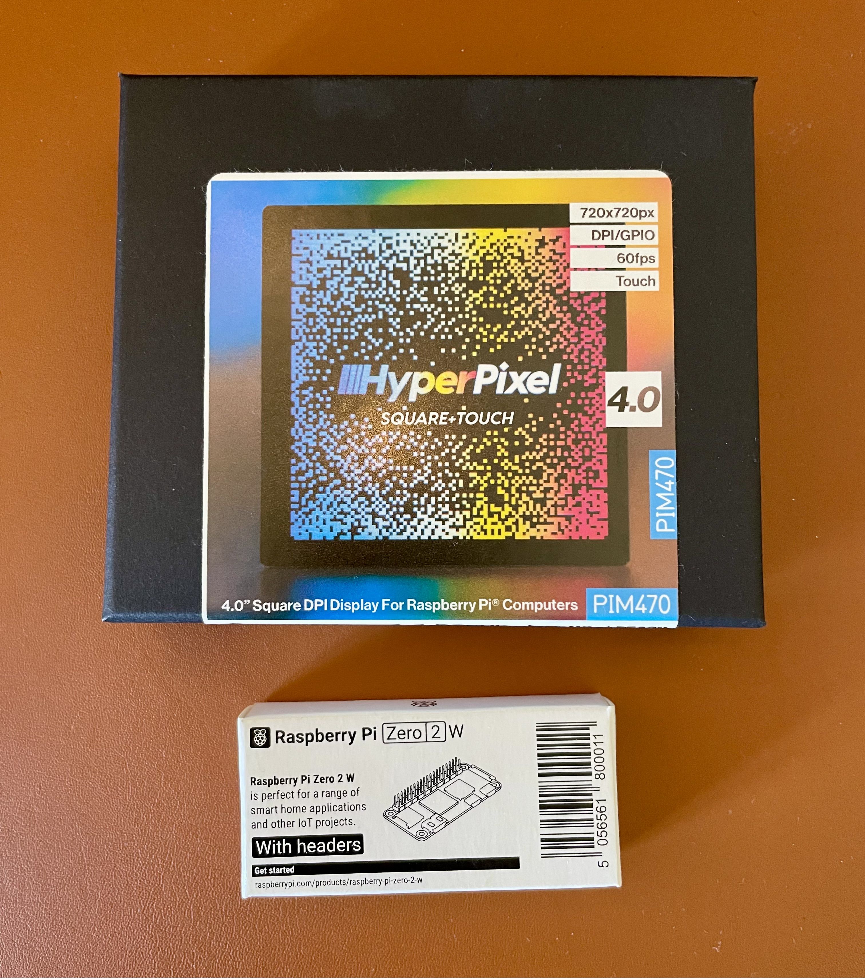 The components I used