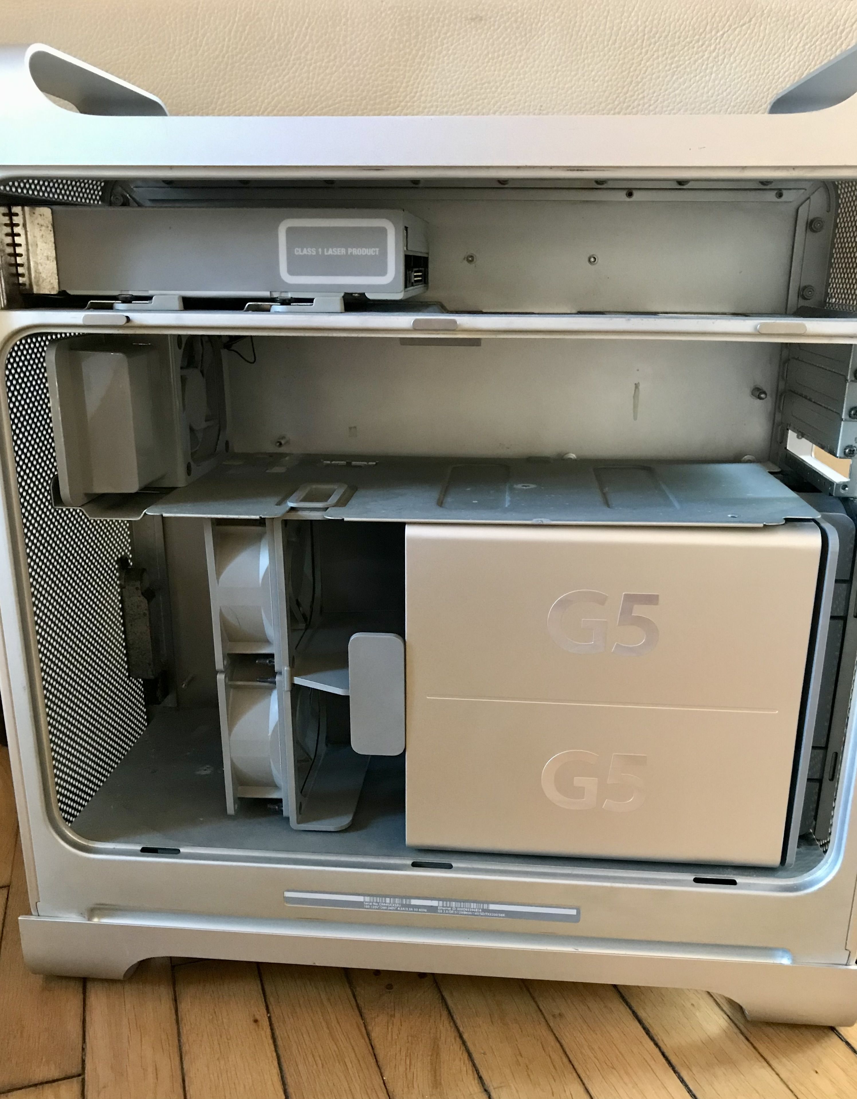 Power Mac G5 gutted